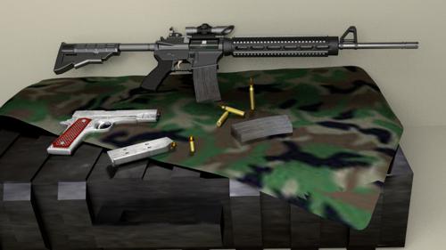 M4 Carbine + Colt 1911 preview image